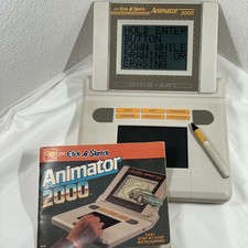 VINTAGE Ohio Art Etch A Sketch Animator 2000 Computer, Stylus  Manual - TESTED
