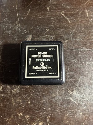 RELIABILITY INC 3W5R15-15 DC-DC POWER SOURCE USA Made NOS Vintage New