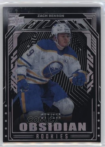Zach Benson #OR-32 — 2023 SPx UD Black Obsidian Rookies hockey card