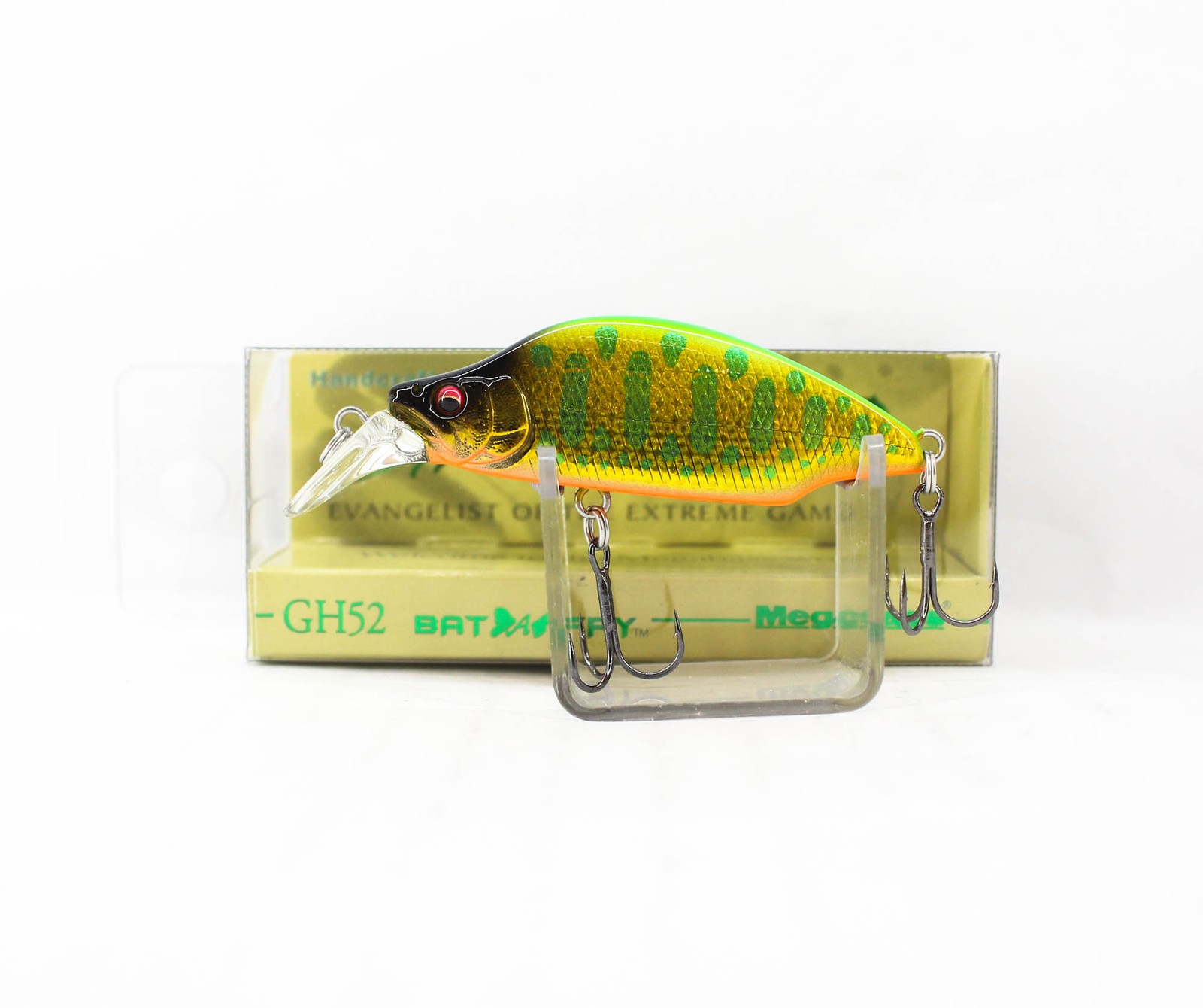 Megabass Great Hunting Butterfly GH52 Sinking Lure Lime Back Gold OB (8750)
