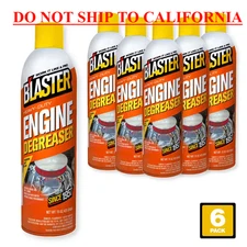 Heavy-Duty Engine Degreaser and Cleaner Spray - 15 oz. Pack of 6 Free Shipping