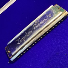 M Hohner Larry Adler Professional 16 Chromatic Harmonica Key C Germany