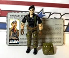 GI Joe Flint 1985 v1 *NEAR COMPLETE w/File Card, Excellent Condition!* Vintage