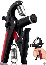 GD Grip2 Adjustable Hand Grip Strengthener (22-77lbs) - Forearm & Wrist Exercise