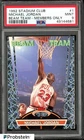 1992-93 Stadium Club Beam Team Members Only #1 Michael Jordan HOF PSA 9 MINT