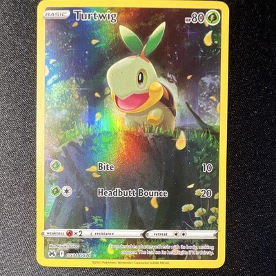 The Pokémon Company Turtwig GG31/GG70 Crown Zenith GG UR Full Art Holo ENG 80HP