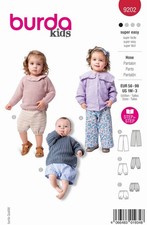 Schnittmuster Kinderhosen Burda a9202 56-98