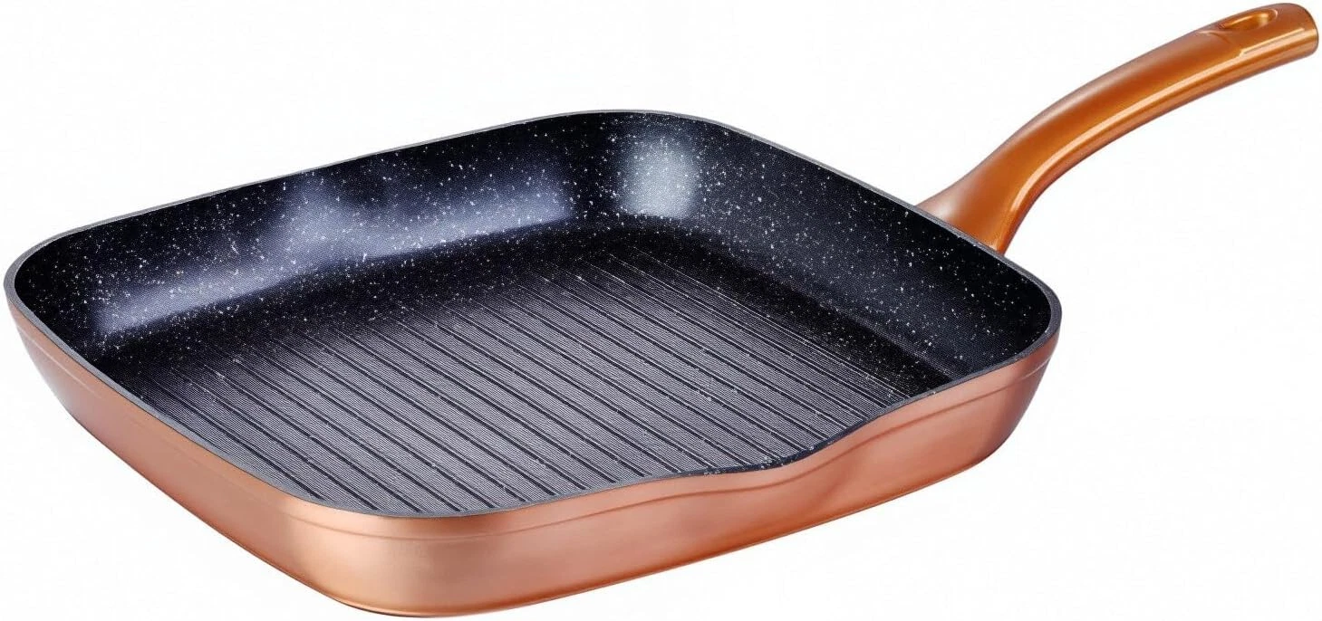 Nonstick Grill Pan Stove Tops 11 Inch Versatile Griddle Pan W/ Pour Spouts