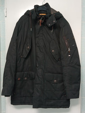 Camel Active Jacke Heritage Parka Winterjacke schwarz  Gr 52  Kapuze abnehmbar