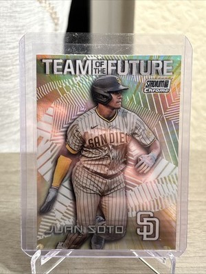 2022 Topps Stadium Club Chrome Team of the Future Juan Soto #TOF-16 Refractor