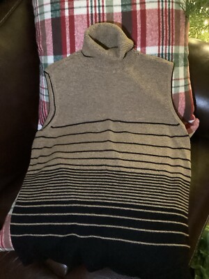 Emma James Liz Claiborne Co Sweater Sleeveless Turtleneck Size L Classic  Posh - Main Image