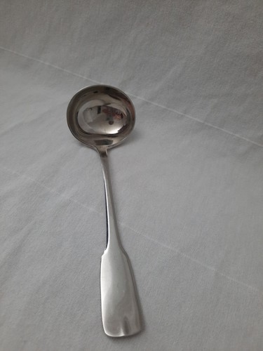 Ginkgo Helmick ~ Alsace ~ Set of 2 Gravy Ladles 7 1/2" ~ Korea Stainless 18/10 - Picture 10 of 11