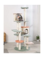 HYABi 63-Inch Cat Tree Creative Flower Cat Tower Cat Apartment with Flower Re...