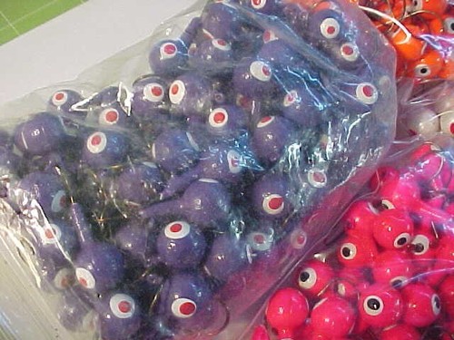 100 NUOVI OZ DA PESCA TESTE GALLEGGIANTI 3/8 WALLEYE JIGS TAGLIA 1 GANCIO - Foto 4 di 4