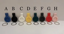Apple AirTag Silicone Holder Keyring Carry Case Keychain Air Tag Accessories