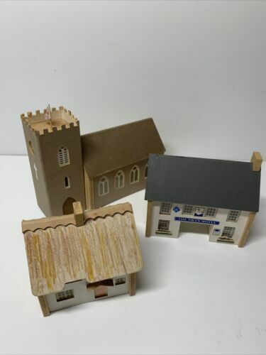 Superquick B29 Country Church – Kit D'église De Campagne En Carton, échelle OO (1:76) Pour Réseaux Ferroviaires