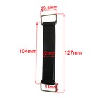 Cinghia Ferma Batteria In Gomma Per ATV Quad Go Kart Moto Da Cross - Facile Installazione