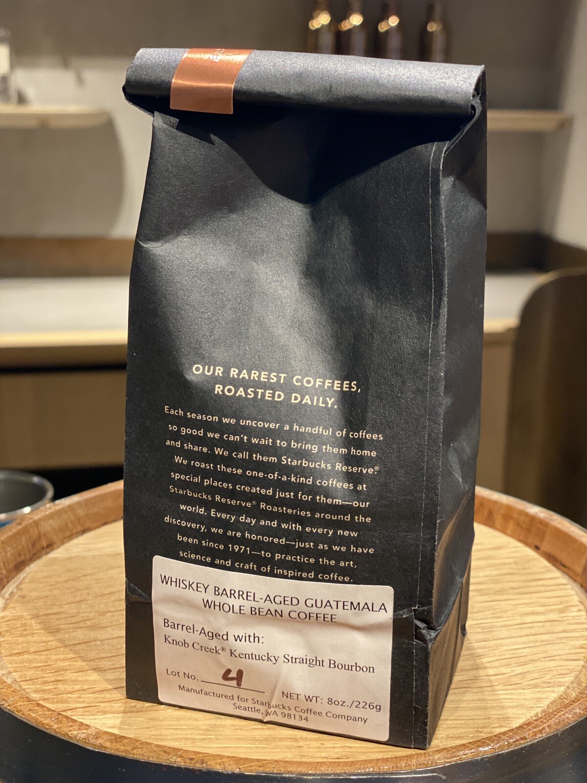 starbucks reserve whiskey