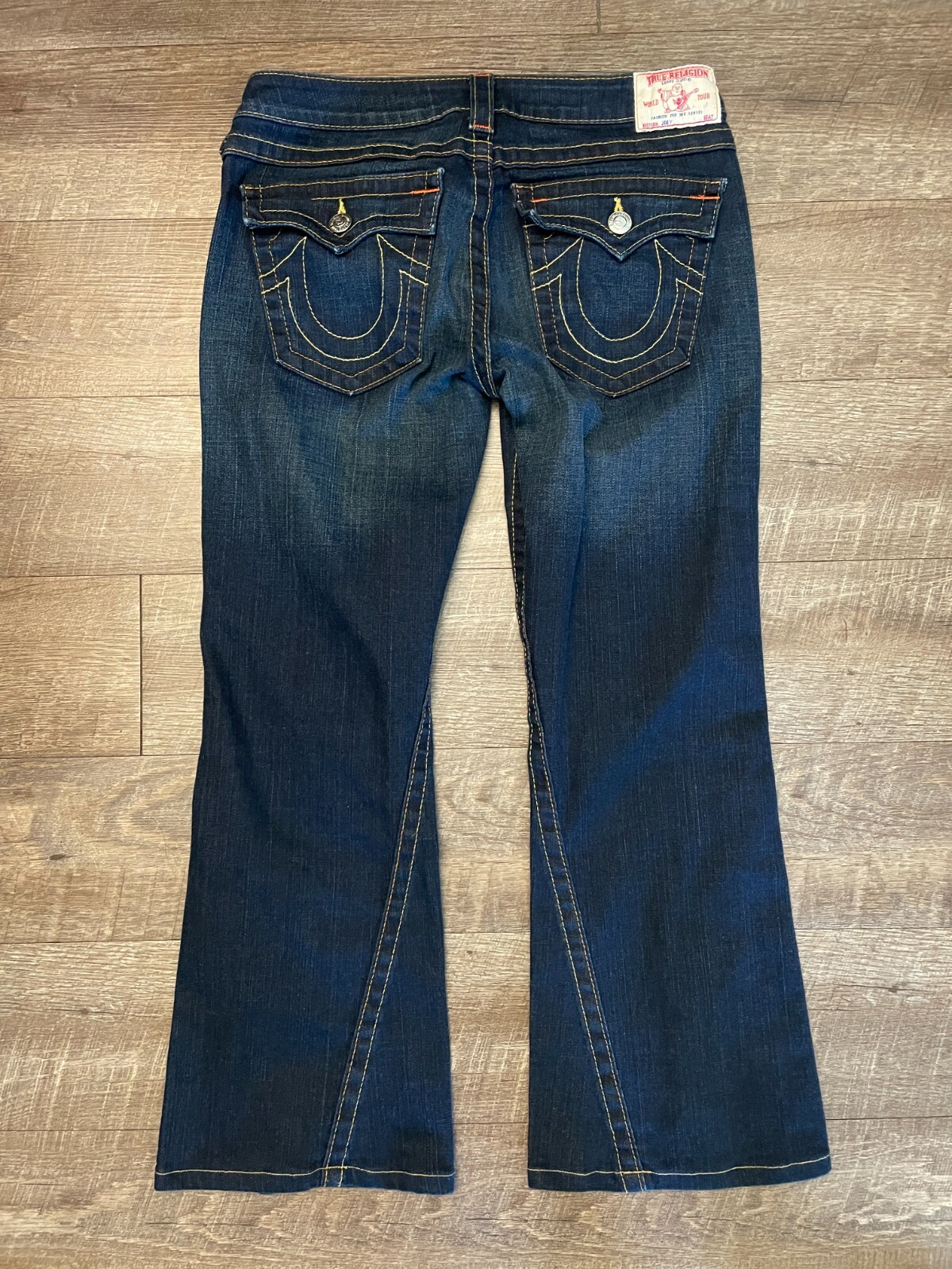 Classic Womens True Religion Jeans Cut#604727 Style#10-503 Made In USA Boot Cut