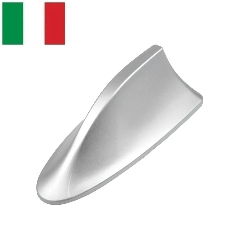 Vera Antenna Radio Pinna Squalo per LANCIA DELTA YPSILON MUSA Argento - Immagine 3 di 4