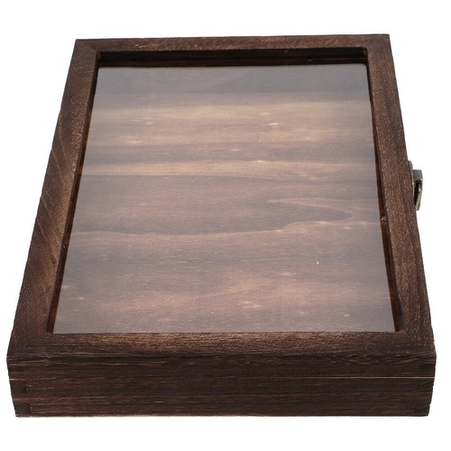 Wooden Specimen Display Box Storage Boxes with Lids Decorative eBay