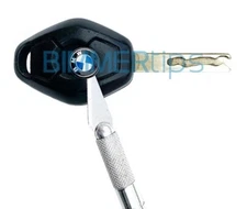 E39 Genuine BMW Key FOB Emblem, OEM 66122155753, M5 525i 528i 540i 530i