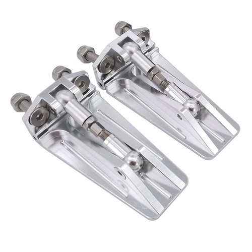 1Pair RC Boat Trim Tabs 60x30mm for RC Speed Boat Oval Vee TRAXXAS Spartan SR - Picture 14 of 15