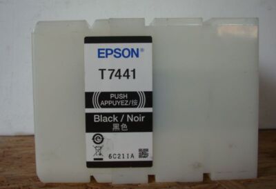 Epson T7441 Ink Workforce Pro WP M4015 M4095 M4525 M4595 Black No Film D