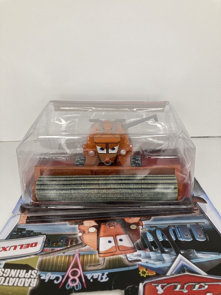 Disney Pixar Cars Bessie, Frank DELUXE Bundle Lot Road paver Tractor eBay