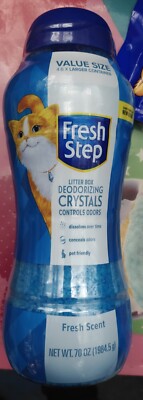 Fresh Step Cat Litter Crystals, Cat Litter Box Deodorizer Product for All Cats