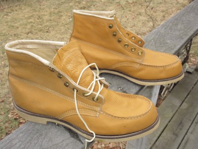 insulated moc toe work boots