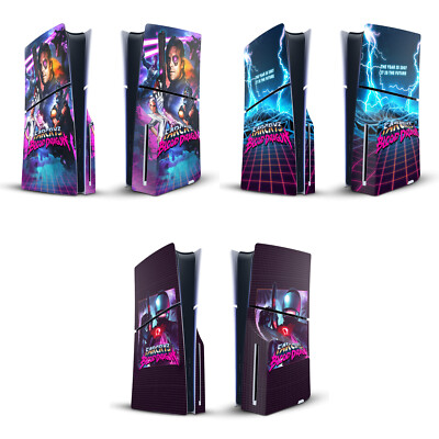 FAR CRY 3 BLOOD DRAGON KEY ART VINYL SKIN DECAL FOR SONY PS5 SLIM DISC CONSOLE