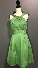 David  s Bridal Prom, Bridesmaid, Green Dress Size 10, Above Knee.
