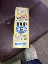 Brain Quest 1000 Questions Answers Game Flash Cards 3rdGrade Ages 8 9 Deck2