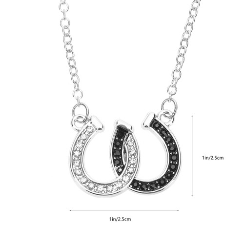 Schlüsselbein Halskette Mann Herrenschmuck Hufeisenkette Für Mädchen - Picture 7 of 12