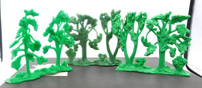 Marx Four Stand Tree Broken into Two Tree Sections Lot Three Pieces