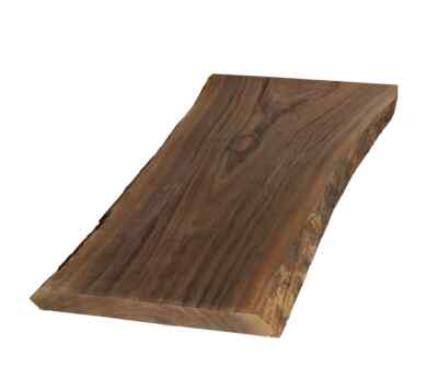 Walnut Live Edge Board - Custom Size - 1'' and 1.5'' thick - Kiln Dried & Planed