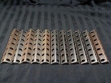 Gilbert Erector MO - 3" ANGLE GIRDER: 1935-52 NICKEL PLATED Lot Of 11 2