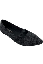 Skechers Cleo Point Vegan Washable Bow Flats Lovely Weather Black