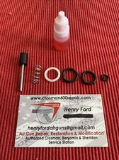 Kit completo de sellado para rifle Crosman Hahn modelo 166 CO2 con válvula.