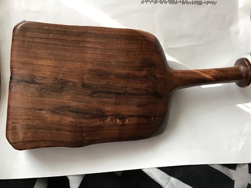 Vintage Handcarved Wooden Bottle Shaped Carving - Picture 3 of 8