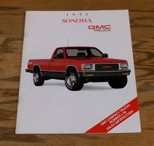 Original 1991 GMC Sonoma Pickup Truck Sales Brochure 91 SL SLX SLE