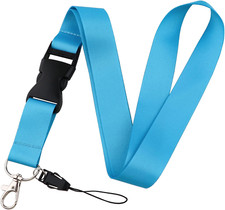 Cool Blue Lanyard for Keys ID Holder Breakaway Keychain Lanyard for ID Badges fo