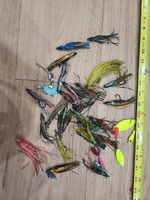 steamers streamer fishing lures.  squids, Jigs Spinner Lot fly fishing spinner 