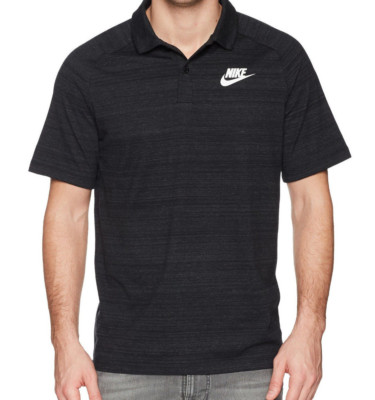 Nike Sportswear Men's Av 15 Polo Knit Black Shirt (886790-010) Sizes S/M  NWT