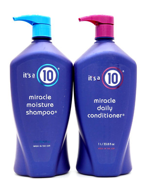 It s a 10  Miracle Moisture Shampoo & Conditioner 33.8oz/ 1 L  EACH ( DUE SET)