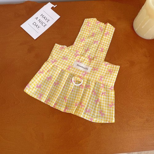 Cotton Summer Dog Dress Breathable Pet Dress Chihuahua Puppy Dress Cat - Picture 8 of 12