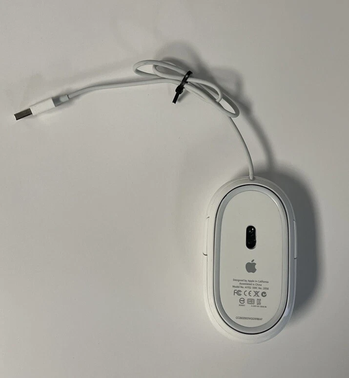 Apple White Aluminum USB Wired Keyboard & Mighty Mouse iMAC G4 G5 Genuine Set - Image 3 of 4