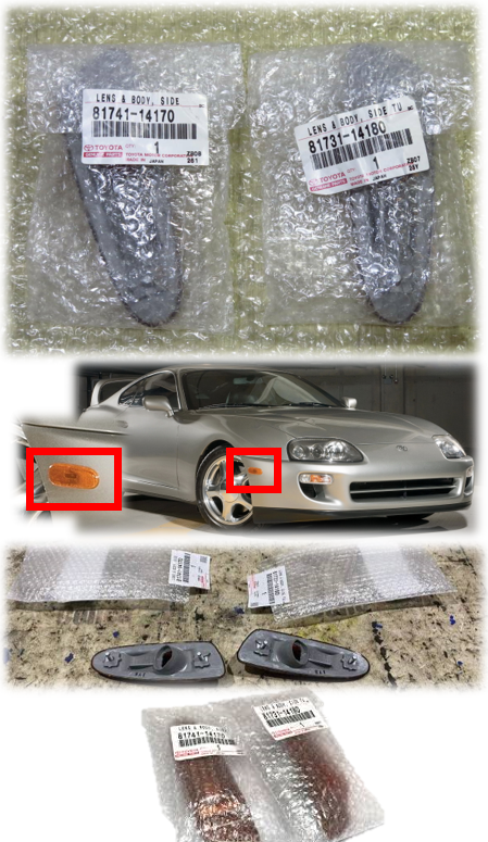 Toyota 97-98 Supra 00-06 Celica / Side Marker Bumper Lenses