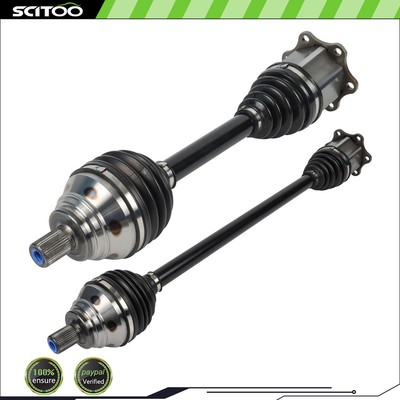 For 2012-15 Volkswagen Passat 2.0L 2x Front CV Axles Automatic Dual Clutch Trans